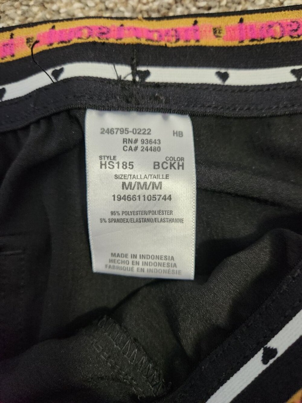 Women's Heart and Soul Black Scrub Pants - Picture 3 of 4